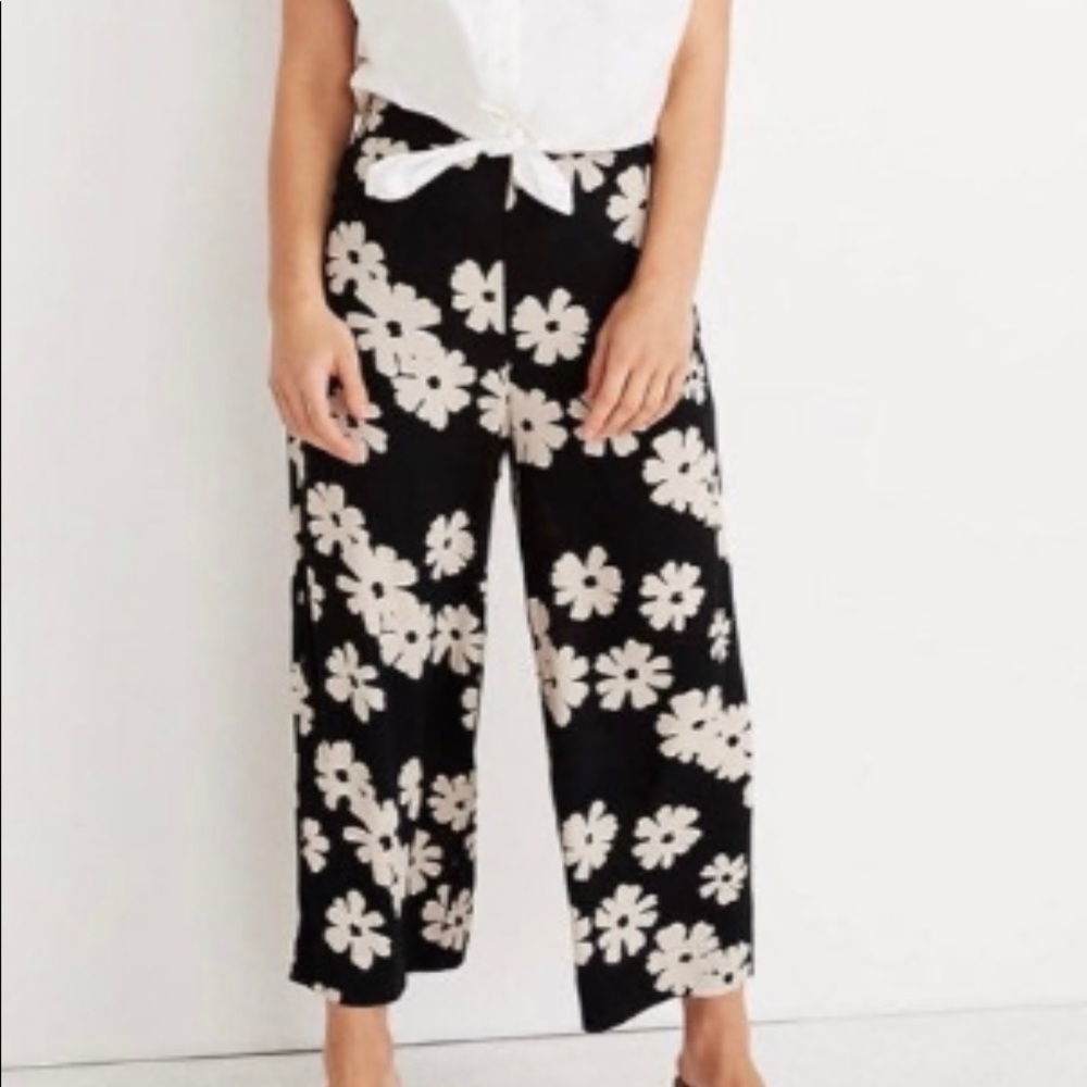 Madewell Huston Floral Cropped Pants